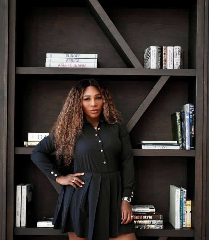 Serena Williams wearing all Black