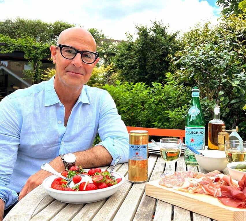 Stanley Tucci at outside Dine