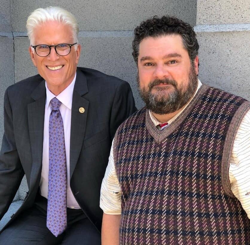 Ted Danson with Bobby Moynihan