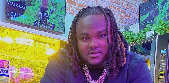 Tee Grizzley Posing for Cover Photo