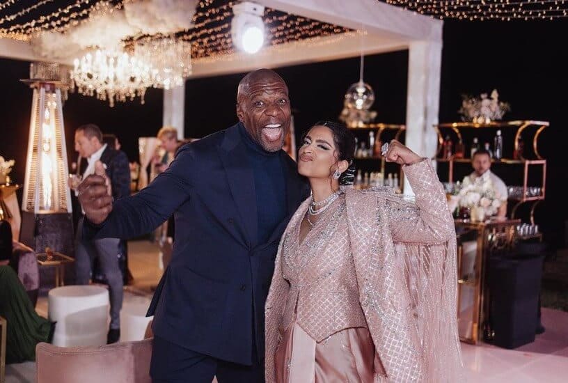 Terry Crews with Lilly Singh