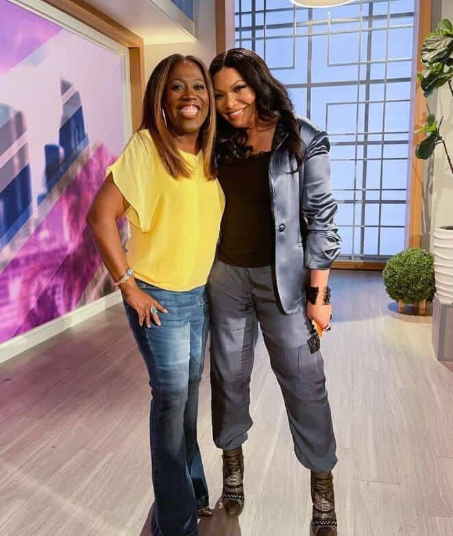 Tisha Campbell with sister Sheryl Underwood