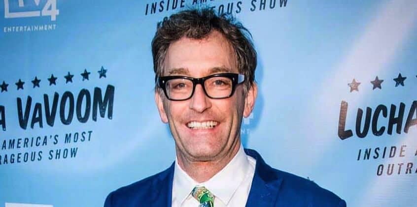 Tom Kenny at Lucha VaVOOM Premiere