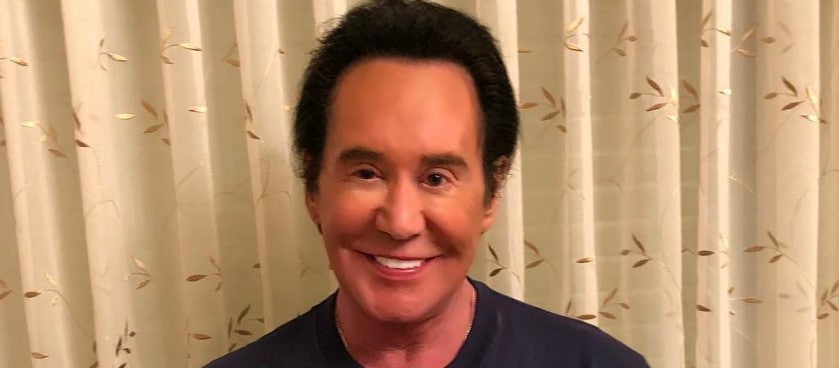 Wayne Newton smiling on camera