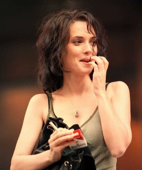 Winona Ryder smoking