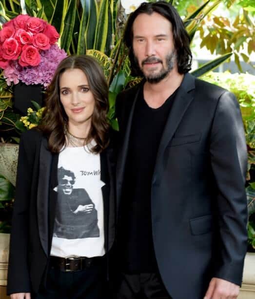 Winona Ryder with Keanu Reeves