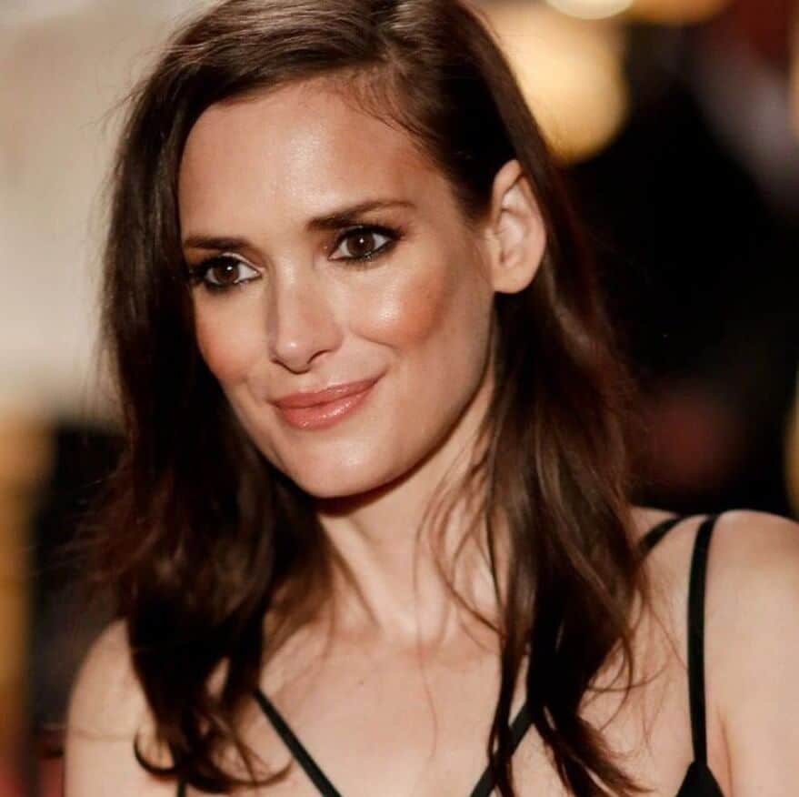 Winona Ryder with perfect smile