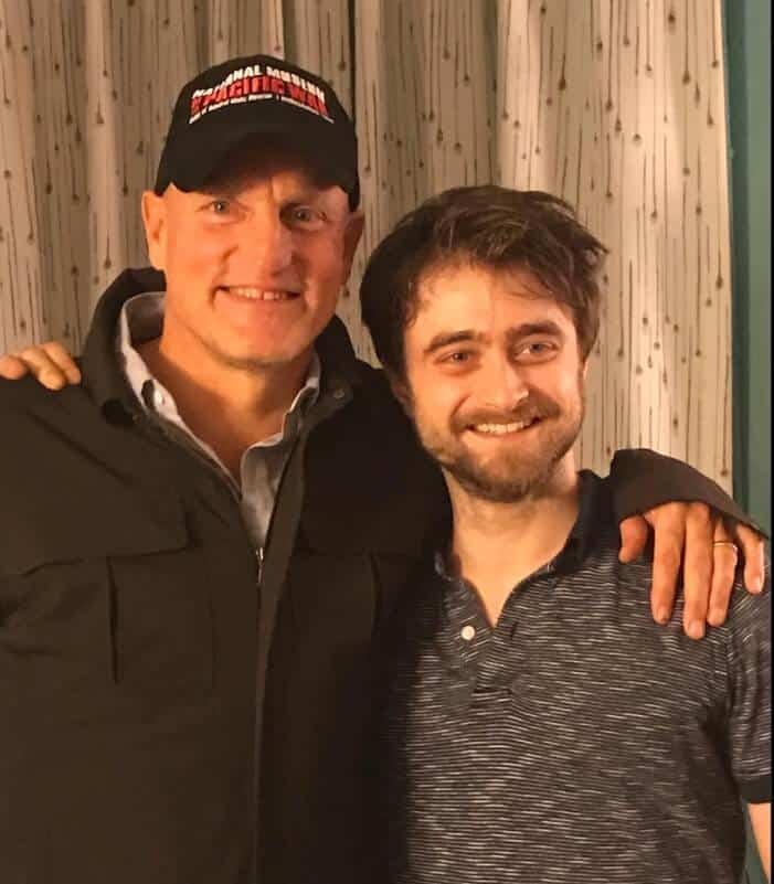 Woody Harrelson With Daniel Radcliffe