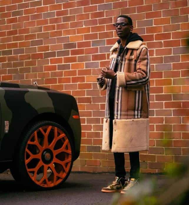 Young Dolph with his Rolls Royce